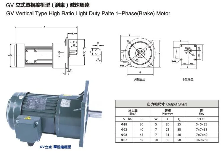 High Torque G Series 100%New Gearbox Coaxial Motor with Gear Reducer